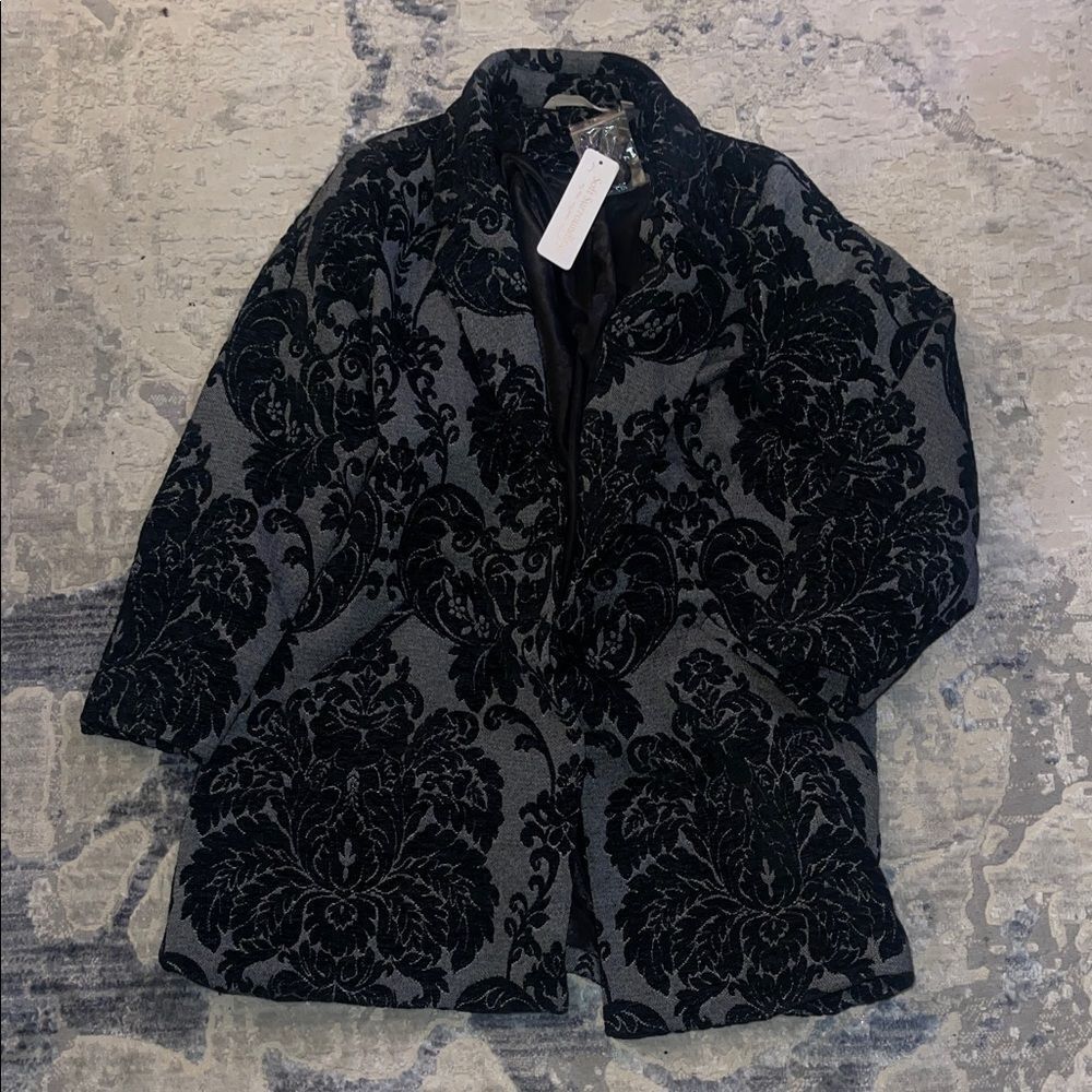 Soft surroundings NWT Black and Gray Women's jacket